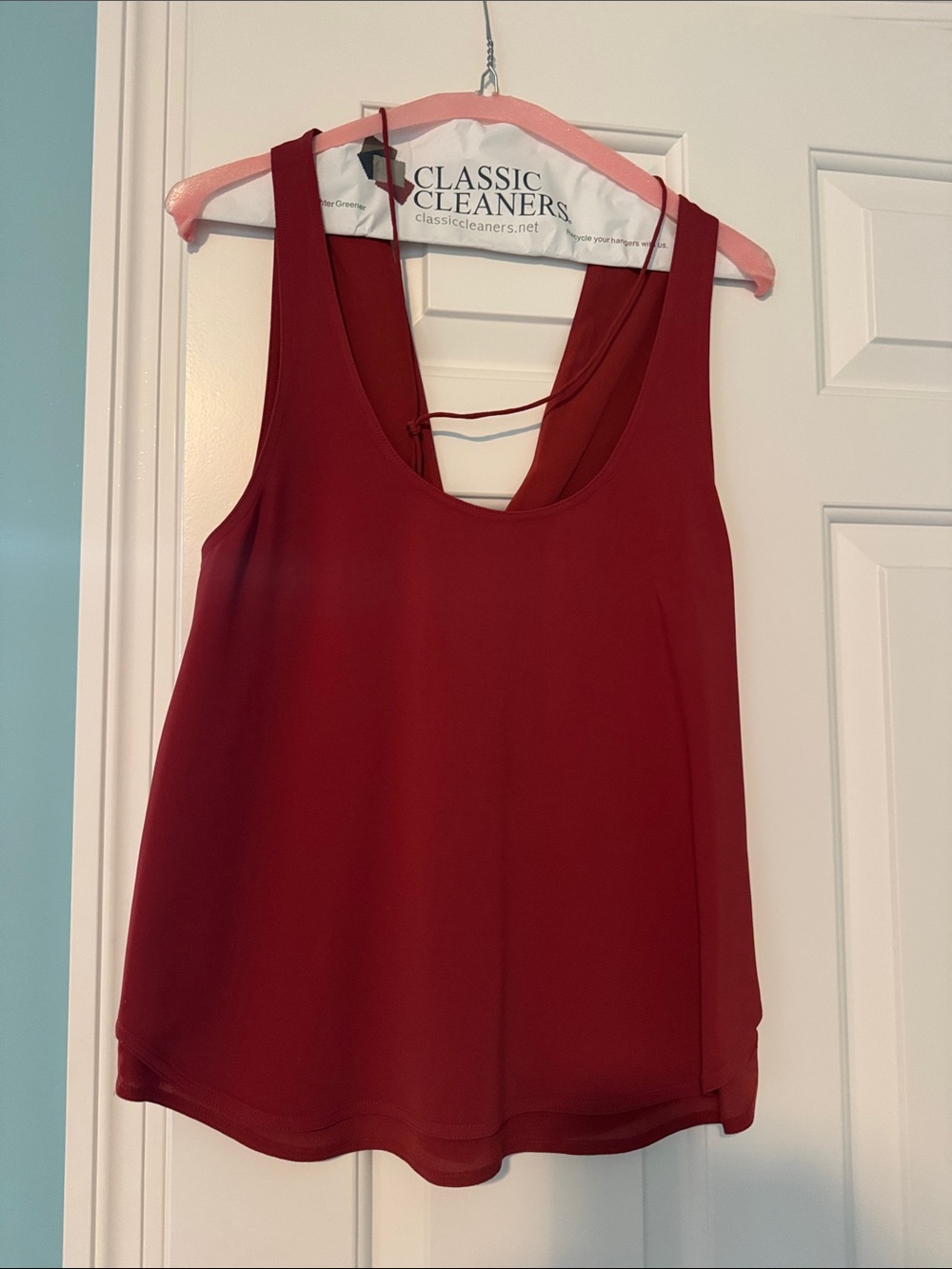 A.L.C Tank Top Blouse with Tie Back